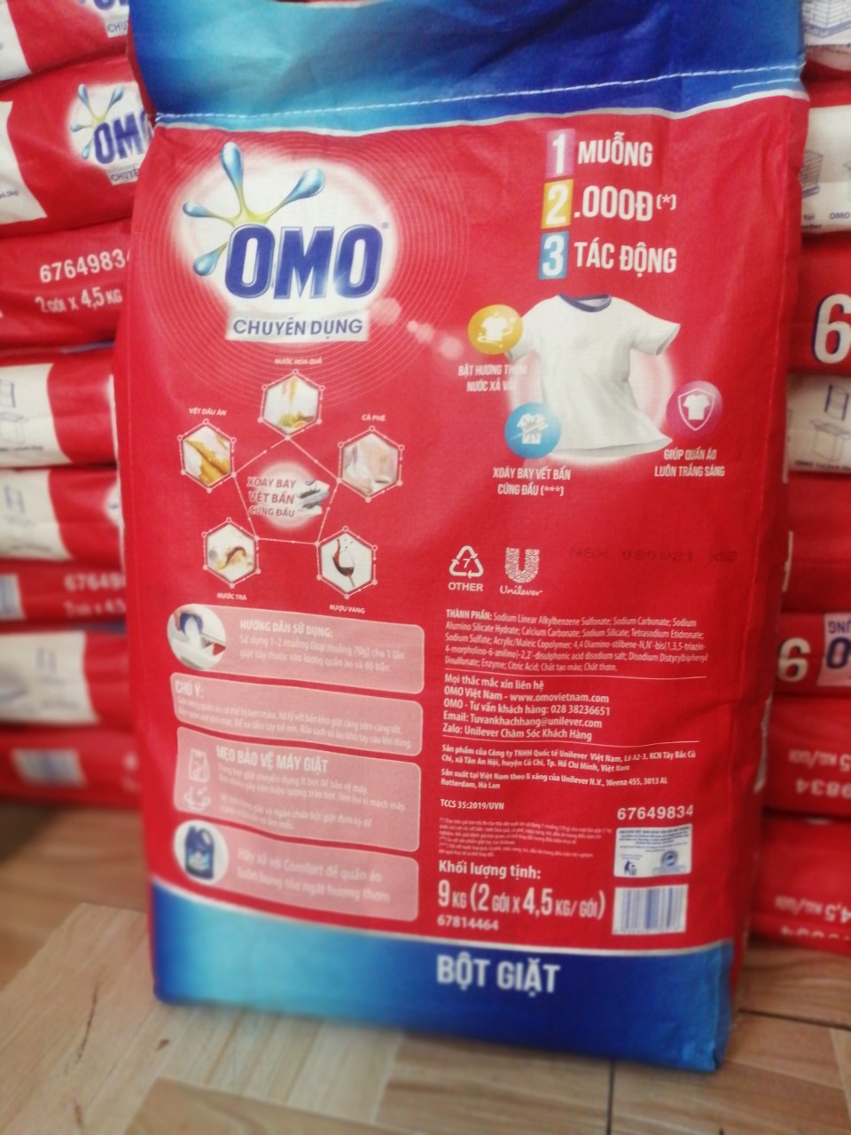 Bột giặt Omo 9kg Siêu Tiết Kiệm