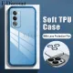 New Phone case OPPO A5 2025 Back cover Camera Protection Semi Transparent Soft Silicone Shockproof with Lens Protector Films For OPPO A5 2025 case. 