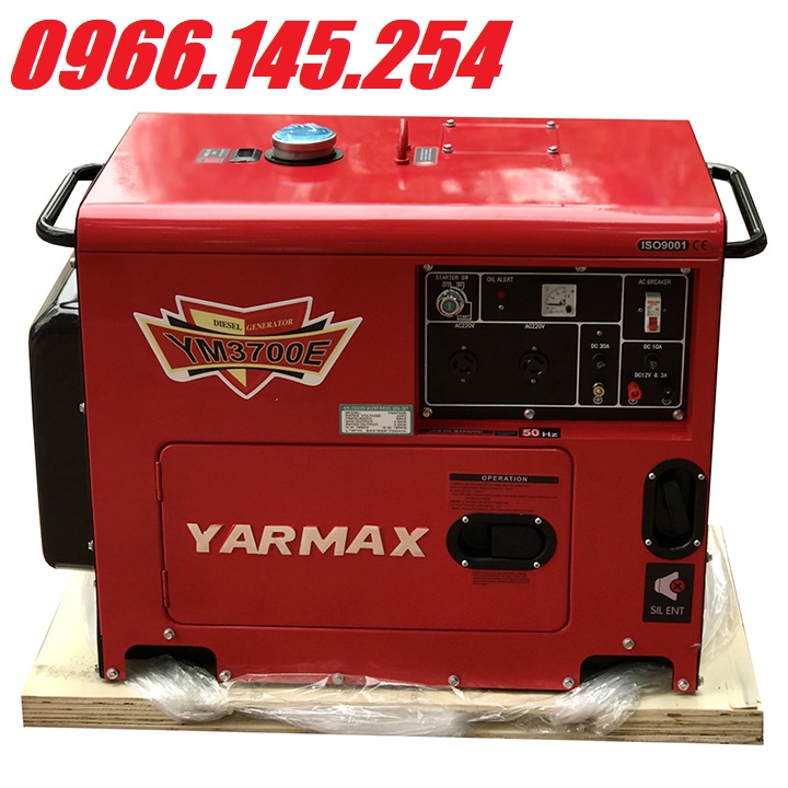 Máy phát điện yarmax 3kw chạy dầu ym3700e