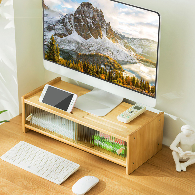Computer stand, monitor stand, desktop storage stand, elevated base, desktop desk shelf.
