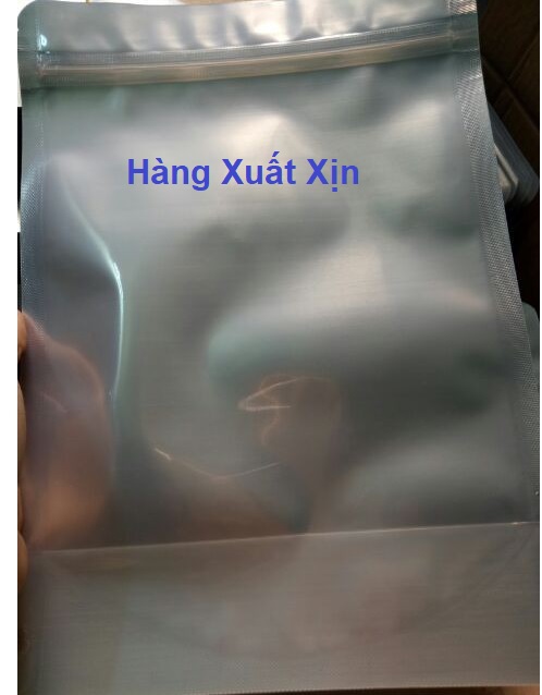 1KG TÚI ZIP BẠC ĐÁY ĐỨNG