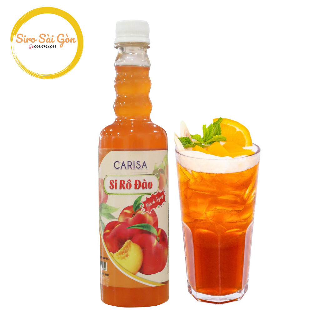 SIRO ĐÀO CARISA 500ML - Trà Đào Siêu Ngon