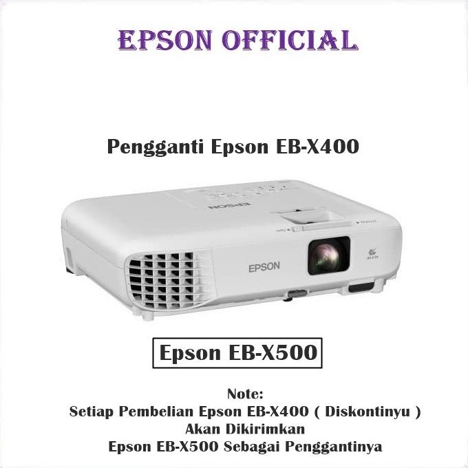 Epson EBX400 XGA 3LCD Projector EB X400 Proyektor 3300 Lumens Lazada