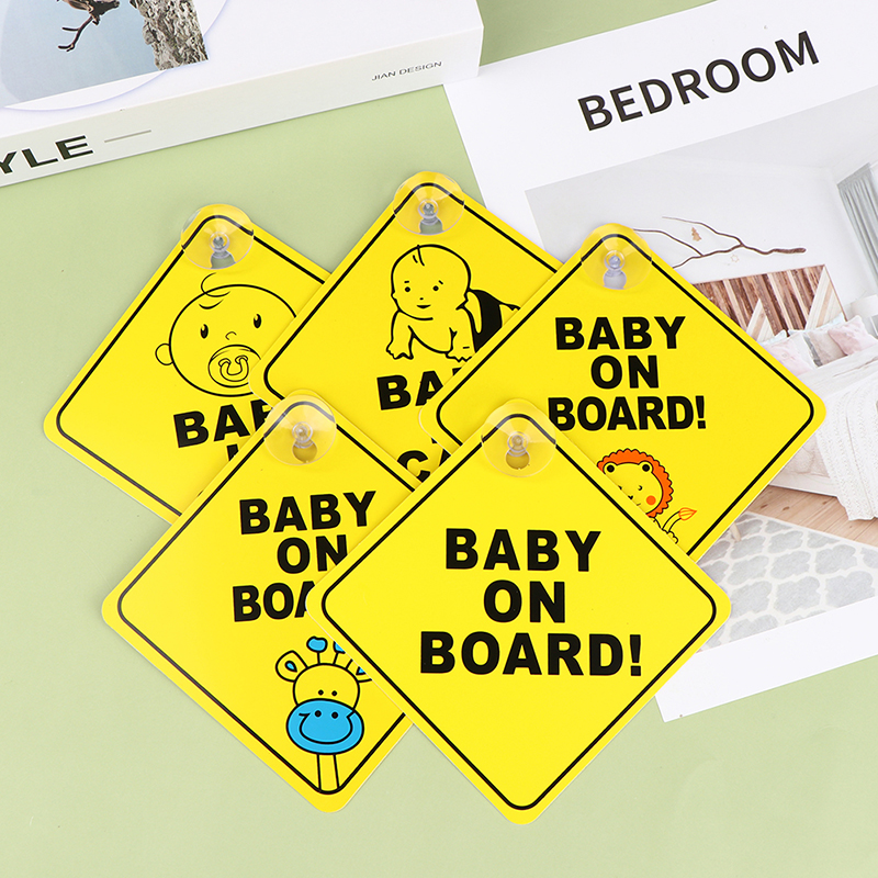 Baby%20On%20Board%20Safety%20Car%20Window%20Suction%20Cup%20Yellow%20Warning%20Sign%20Driving%20Car%20Stickers%20Demoo%20-%20Image%202