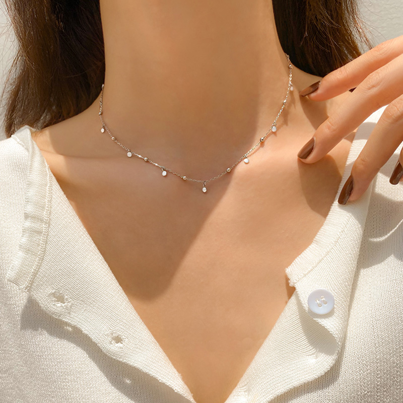 Yuanyan%20925%20Sterling%20Silver%20Round%20Pendants%20Bead%20Chain%20Necklace%20Snake%20Chain%20Choker%20Shiny%20Cute%20Girl%20Gift%20Fine%20Jewelry%20Wholesale%20-%20Image%206