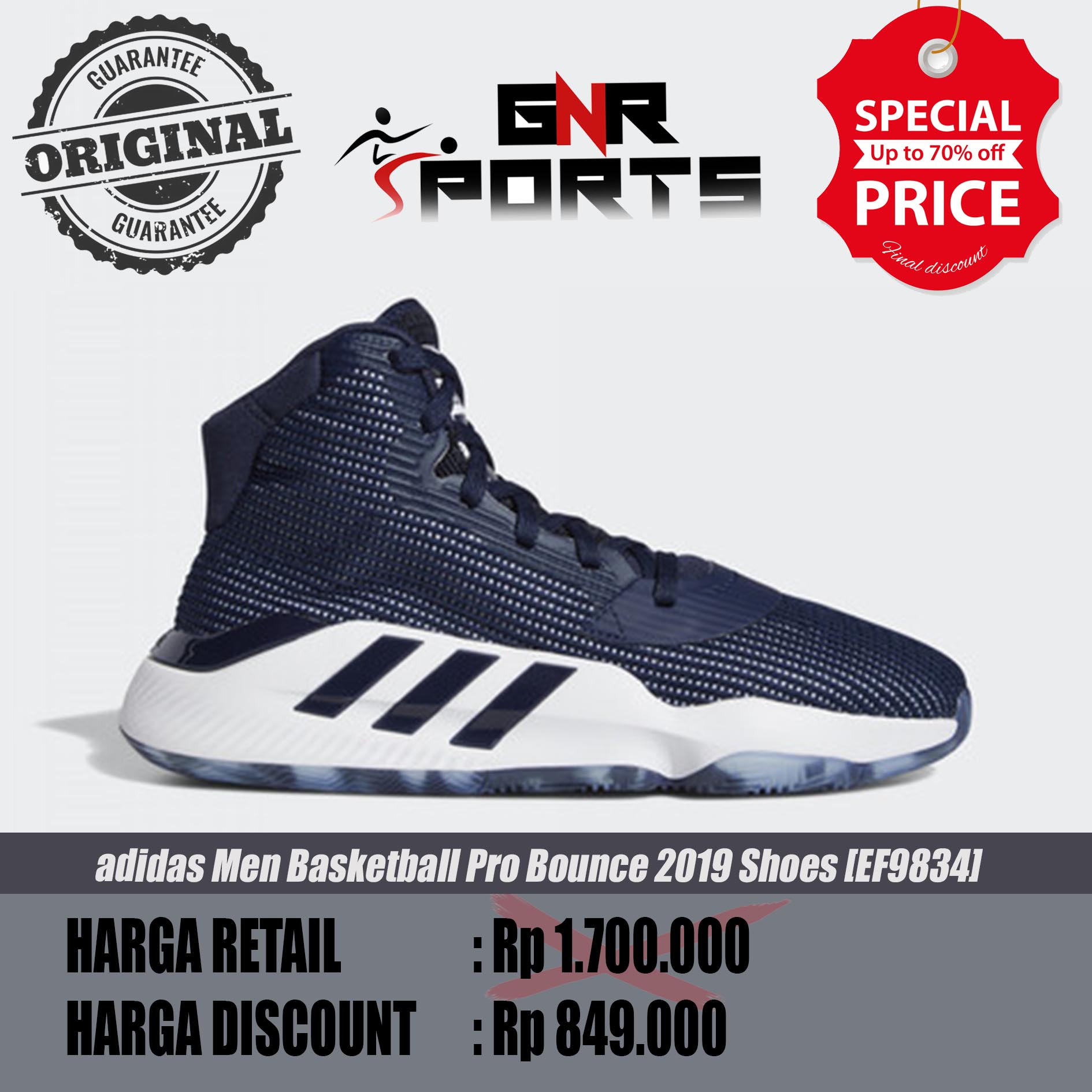 Sepatu adidas Men Basketball Pro Bounce 
