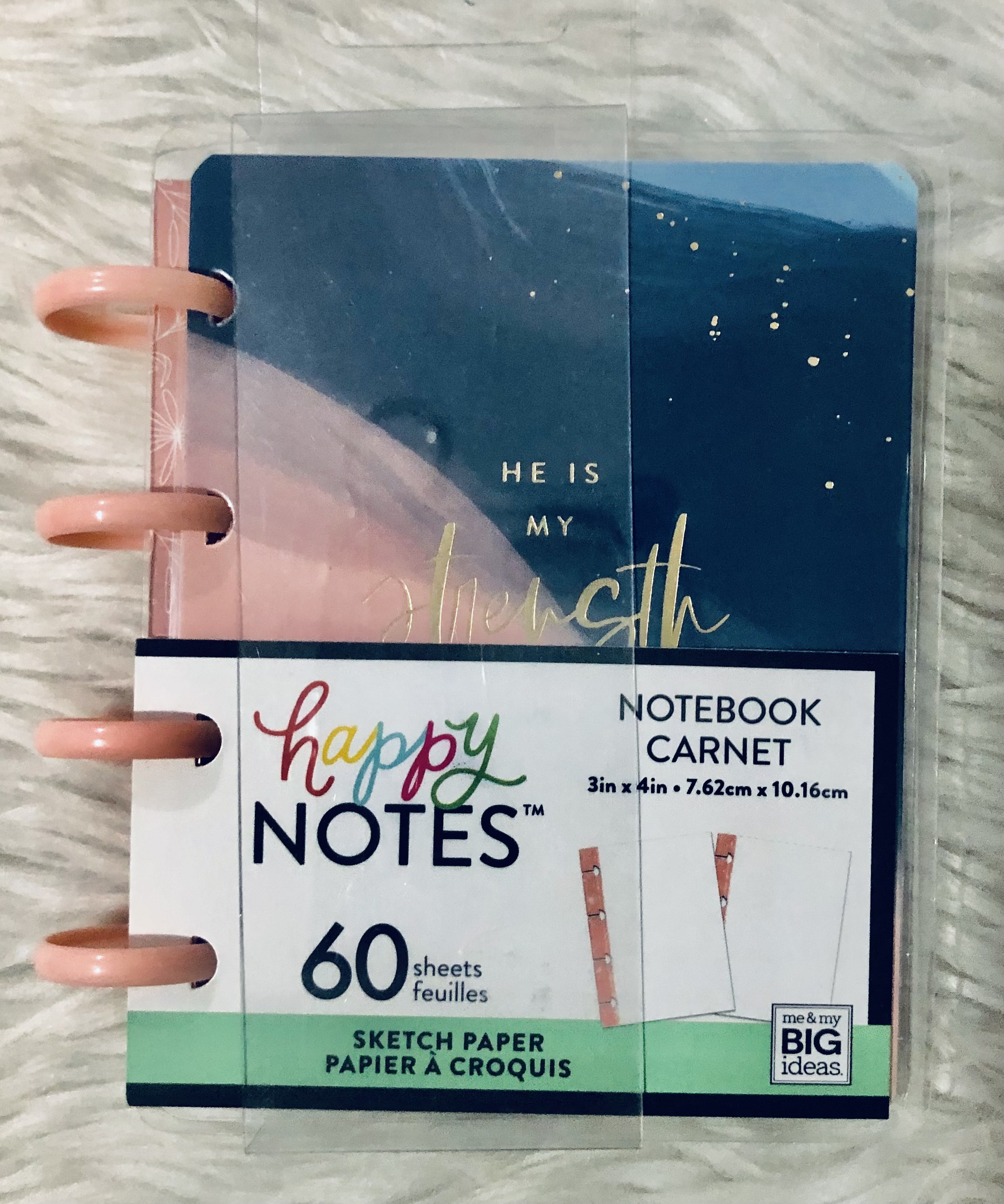 Happy planner micro notes he is my strength faith 60 sheets lazada ph