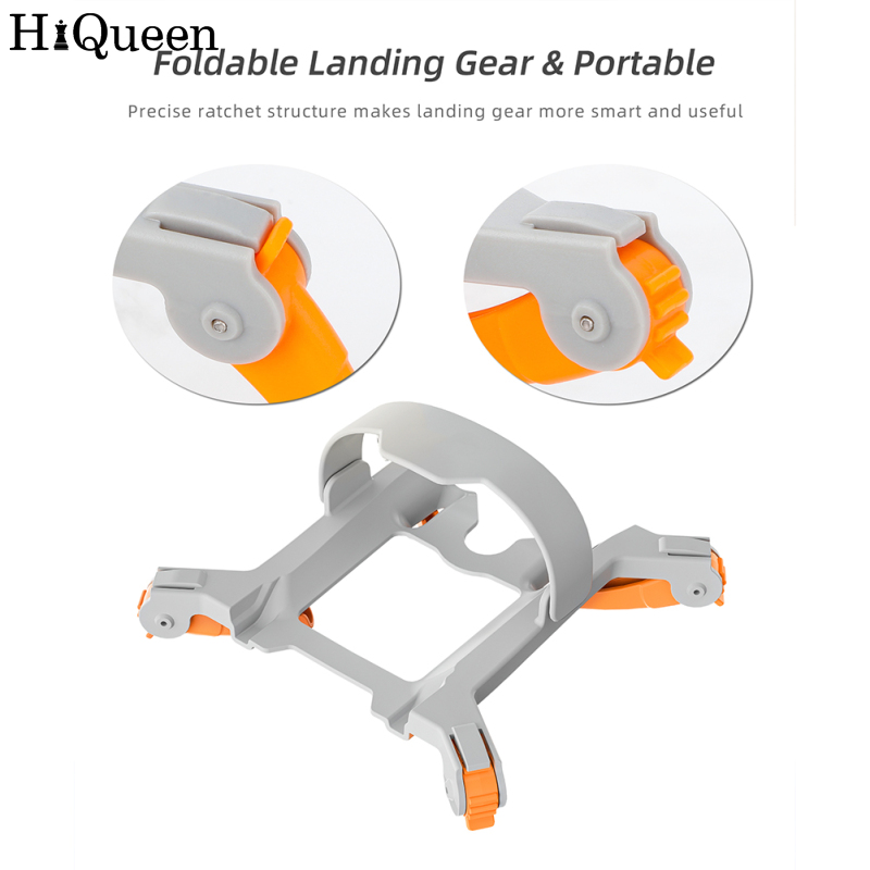 HiQueen Landing Gear Foldable Brackets Lightweight Drone Accessories Holder Quick Release Extension Leg Compatible For DJI Mini 4 Pro