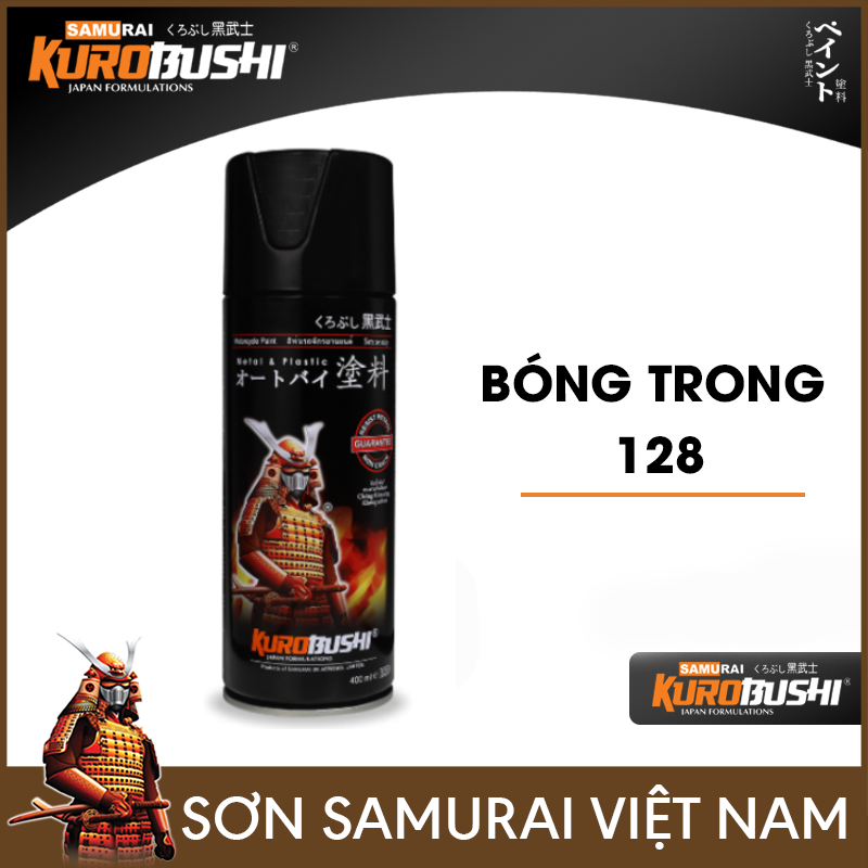 Chai sơn samurai màu đen S30 - Sơn xịt samurai màu đen