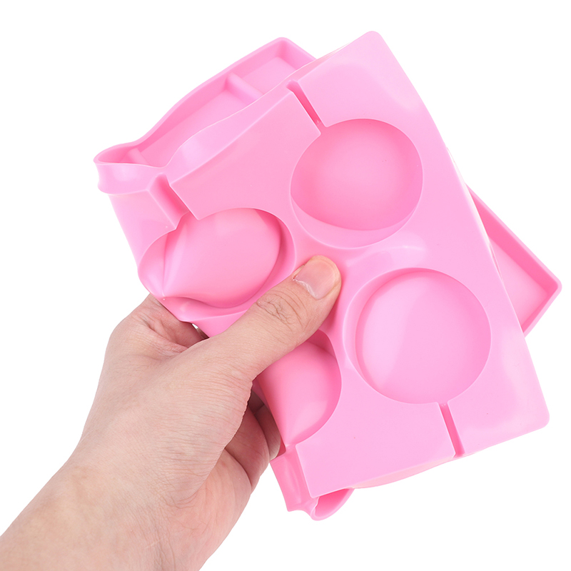 8 Holes Silicone Mold Big Round Lollipop Mold Cake Decorating Tools Kitchen Tool
