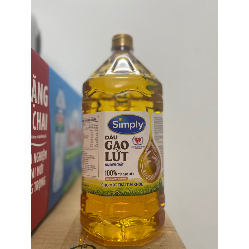 Dầu gạo lứt Simply 2L/chai