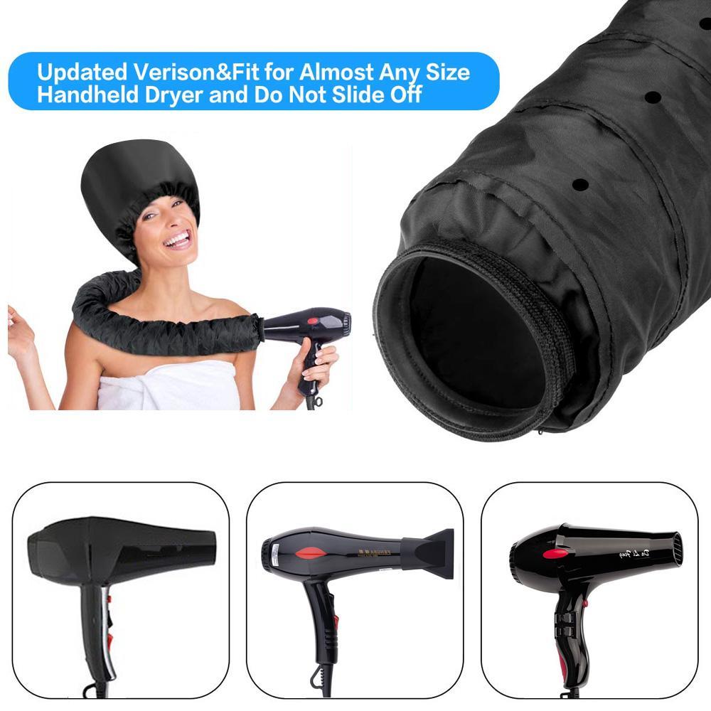 【Thriving】 Portable Soft Hair Drying Cap Bonnet Hood Hat Blow Dryer Attachment Dry Hair Cap Satin Bonnets Hair Dryer Cap.