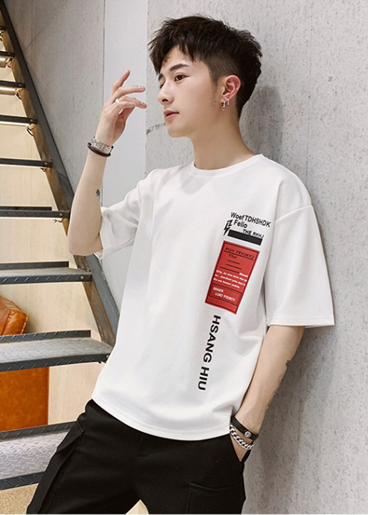 Áo thun unisex nam from rộng CTL55