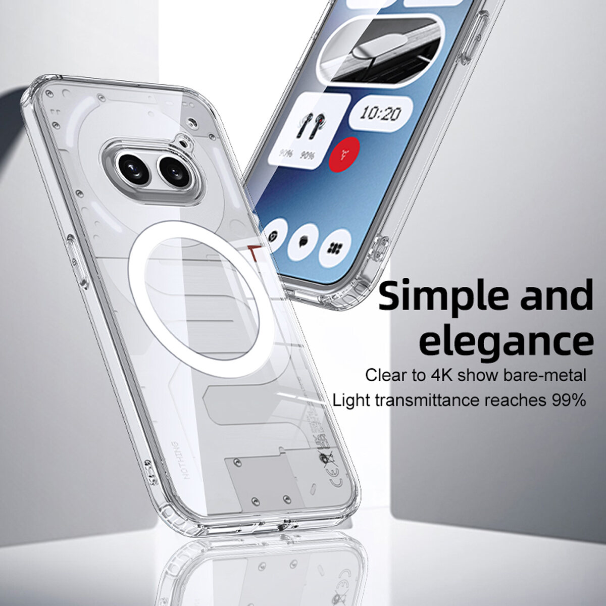 xprmy%20for%20Nothing%20Phone%202A%20transparent%20hard%20case%20anti-yellowing%20Ultra%20Thin%20Slim%20shockproof%20case%20-%20Image%206