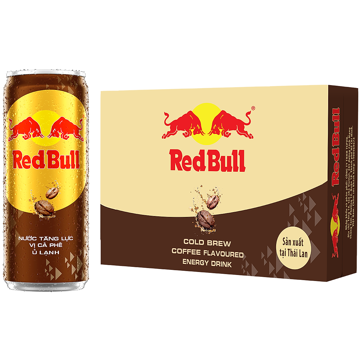 Thùng 24 lon nước tăng lực Red Bull vị cà phê ủ lạnh 250ml thumbnail