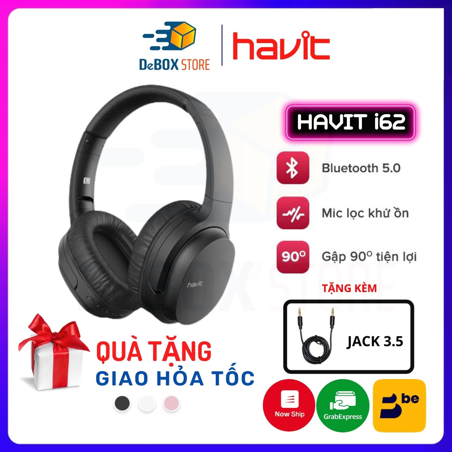 Giao hàng nhanh Tai Nghe Bluetooth Headphone HAVIT i62 BT 5.0