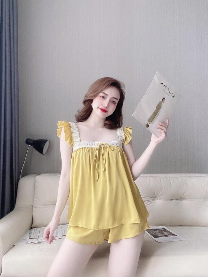 TLL_L08 set đồ ngủ lụa satin cao cấp cực sexy