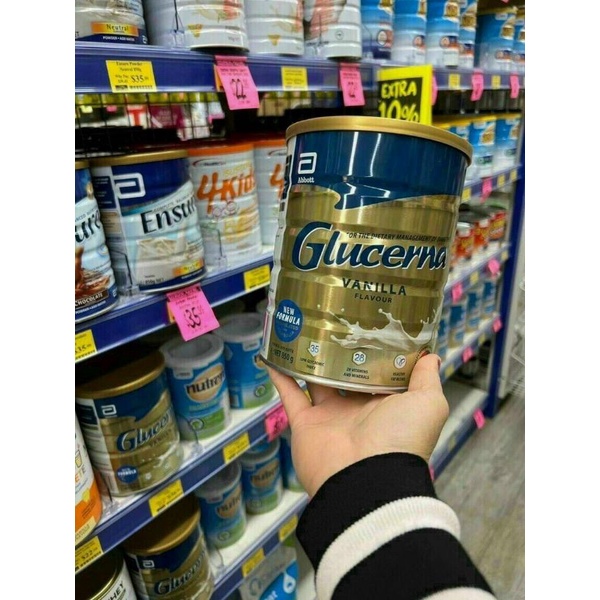 Sữa tiểu đường Glucerna Úc 850gr mẫu mới NTDT