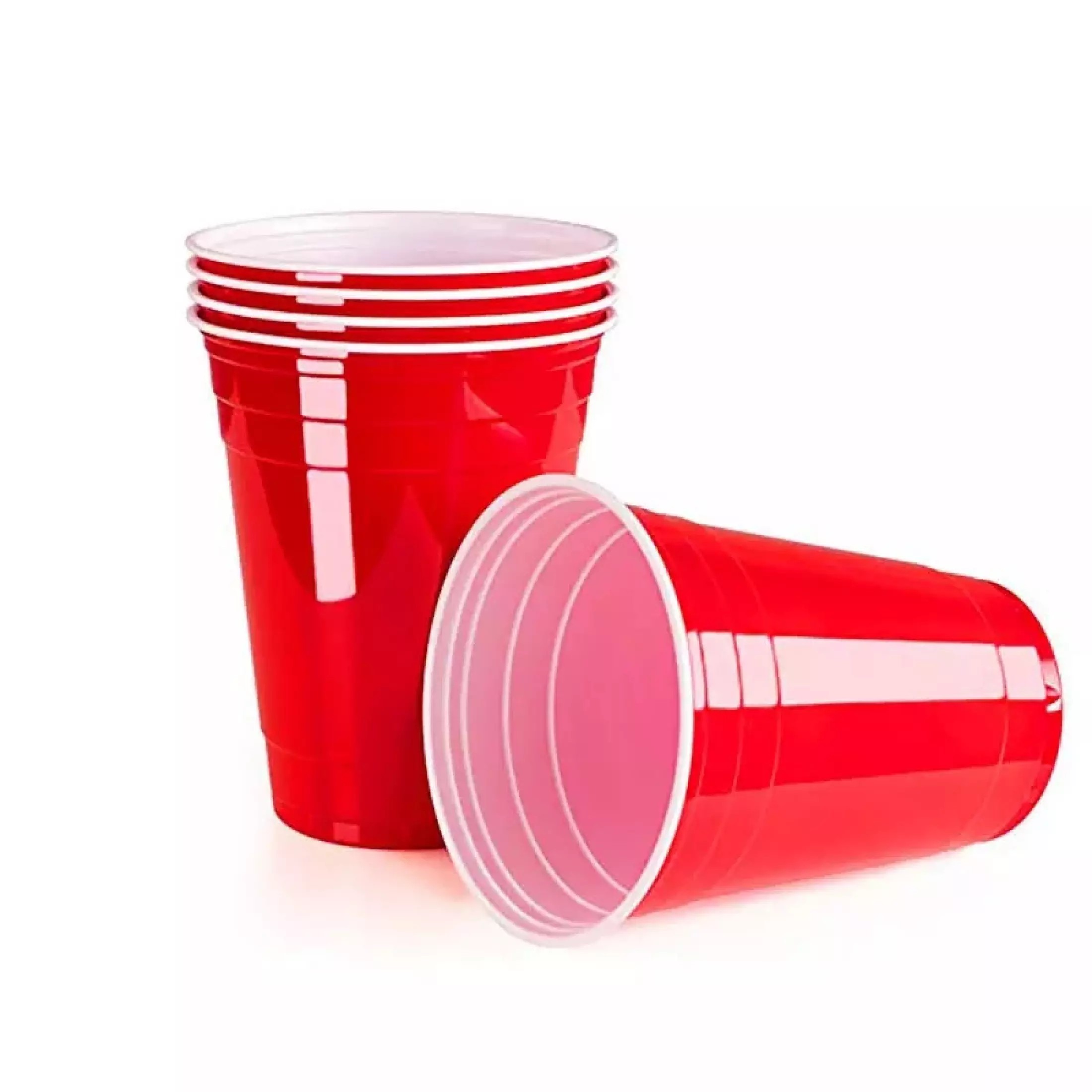 แก้วปาร์ตี้ แก้วพลาสติก อเมริกันสไตล์ (Red Party Cup) ขนาด 16 oz. (50ใบ