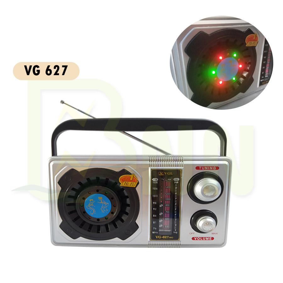VGL FM/AM Portable Radio AC/DC Power with High Sensitivity Receiver ...