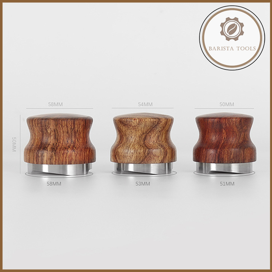Temper OCD gỗ nén cà phê 51/53/58MM  Dụng cụ barista