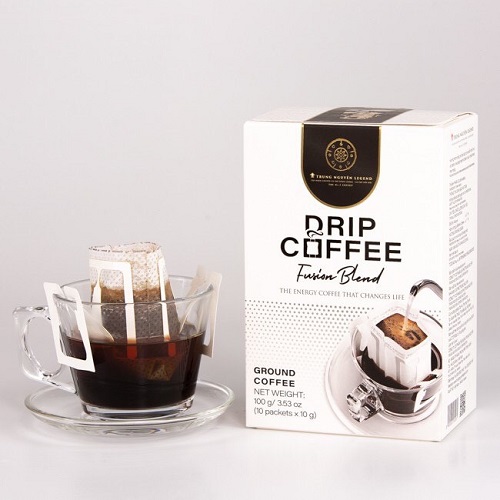 Trung Nguyen Legend Americano Paper Filter Coffee – Box of 10 Packs - Light Taste, Sweet Aftertaste
