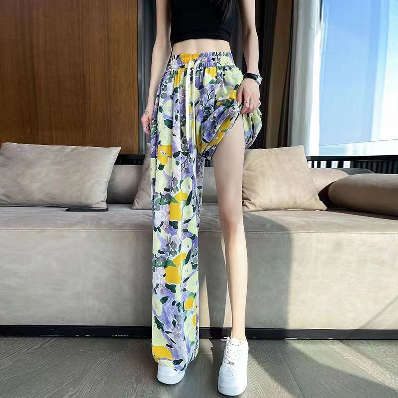 Women's Wide Leg Pants Summer Thin Loose Pants