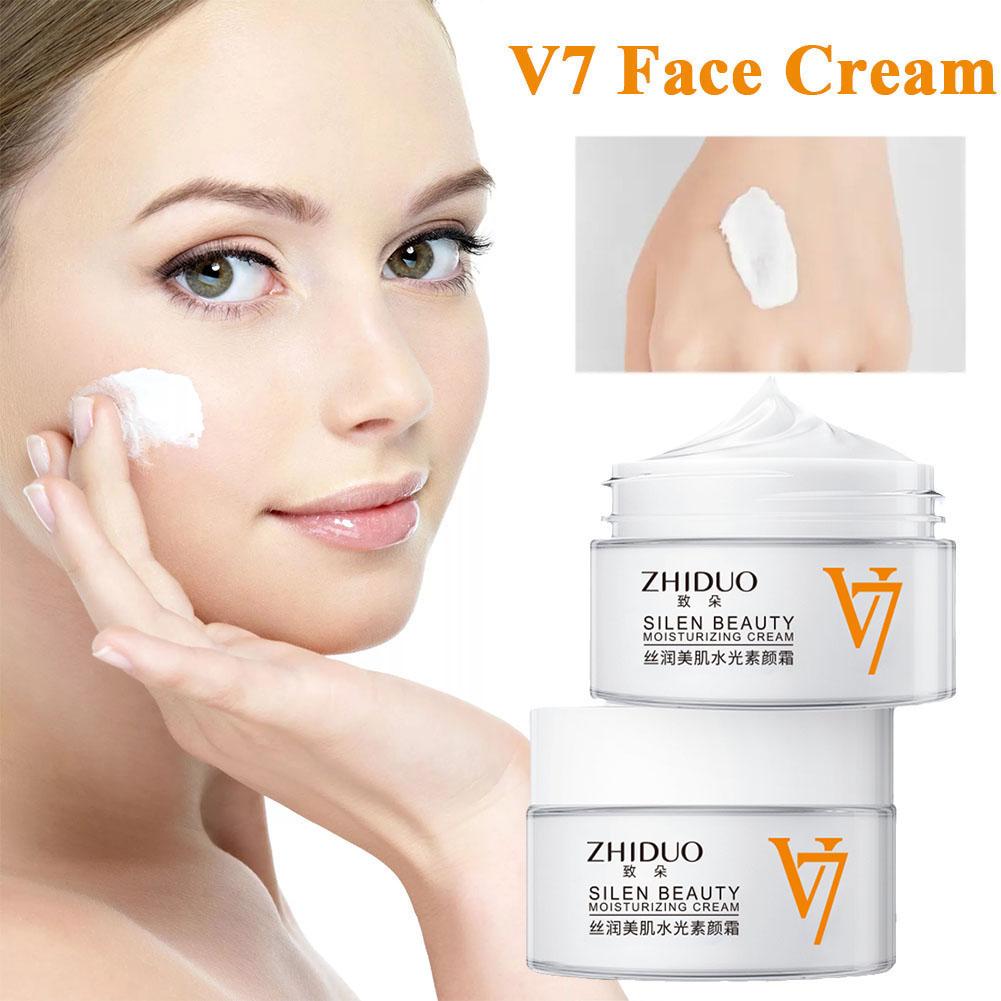 Whitening Moisturizing V7 Tone-up Cream 50g Skin Care and Beauty Face Cream V7