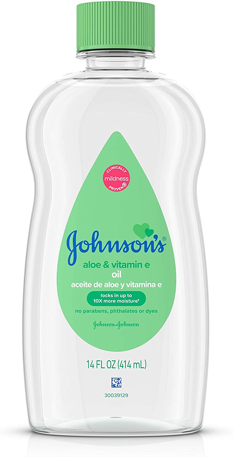 Dầu massage & giữ ẩm cho trẻ Johnson s Baby Oil Mineral Oil Enriched with
