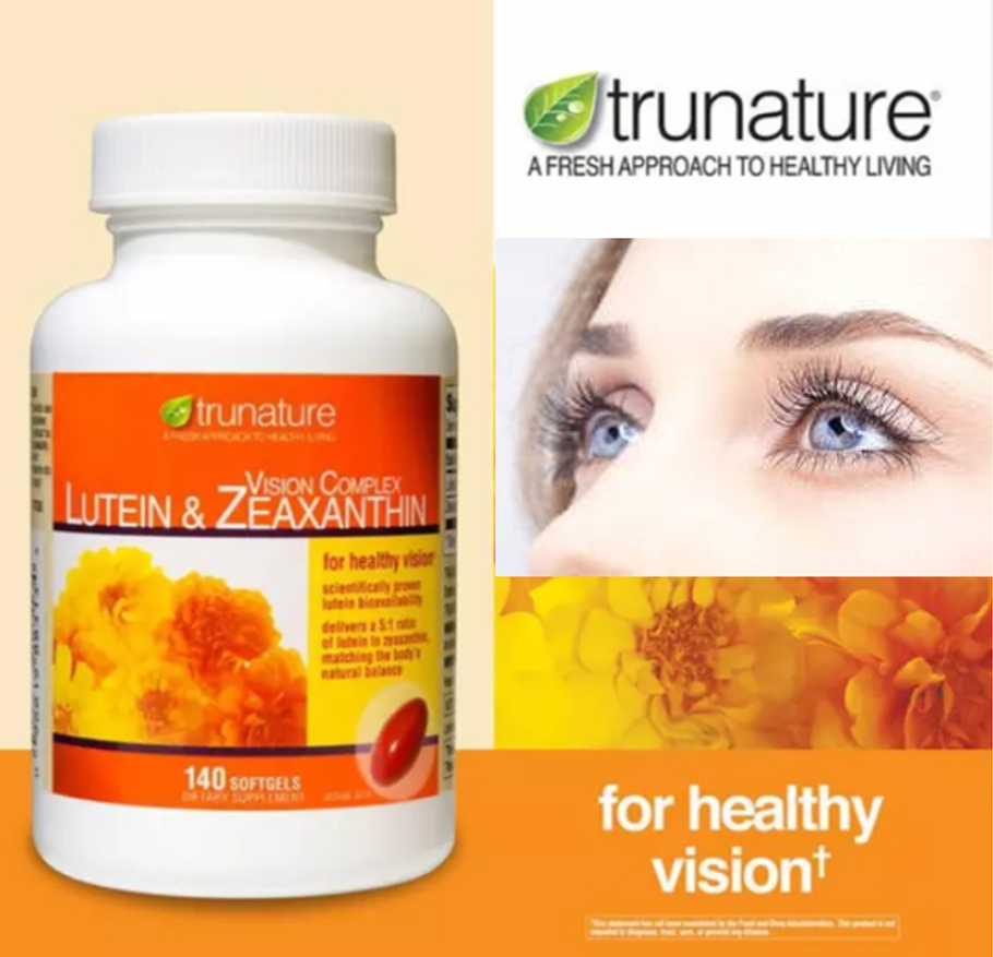 Lutein & Zeaxanthin Trunature Vision Complex 140เม็ด USA มองภาพชัดเจน Lazada.co.th