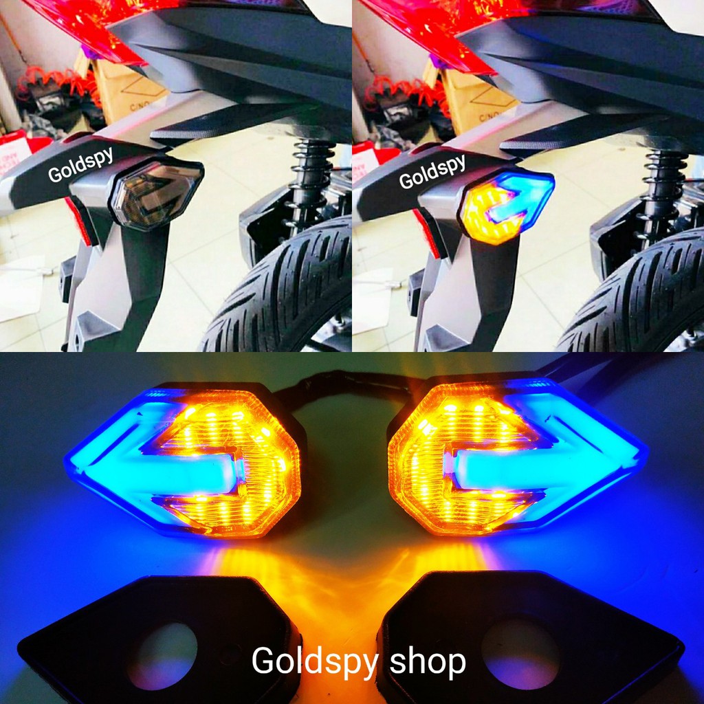 Đèn led xi nhan mũi tên kiểu Spirit Beast L14 ( giá 1 đôi)