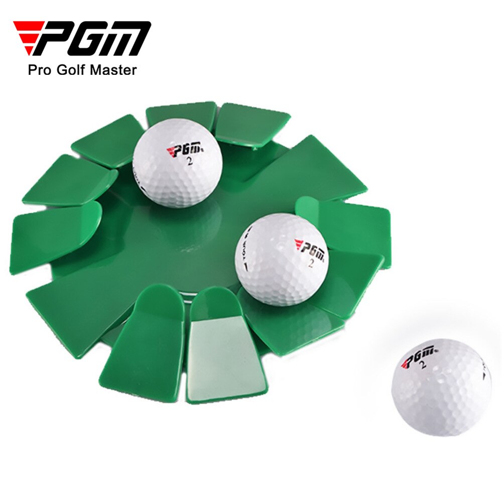 PGM Putting Practice Disc Golf Disc Indoor Green Hole Cup Practice Plate Disc Leaf Practice Ball Disc Catcher Golf Accessories