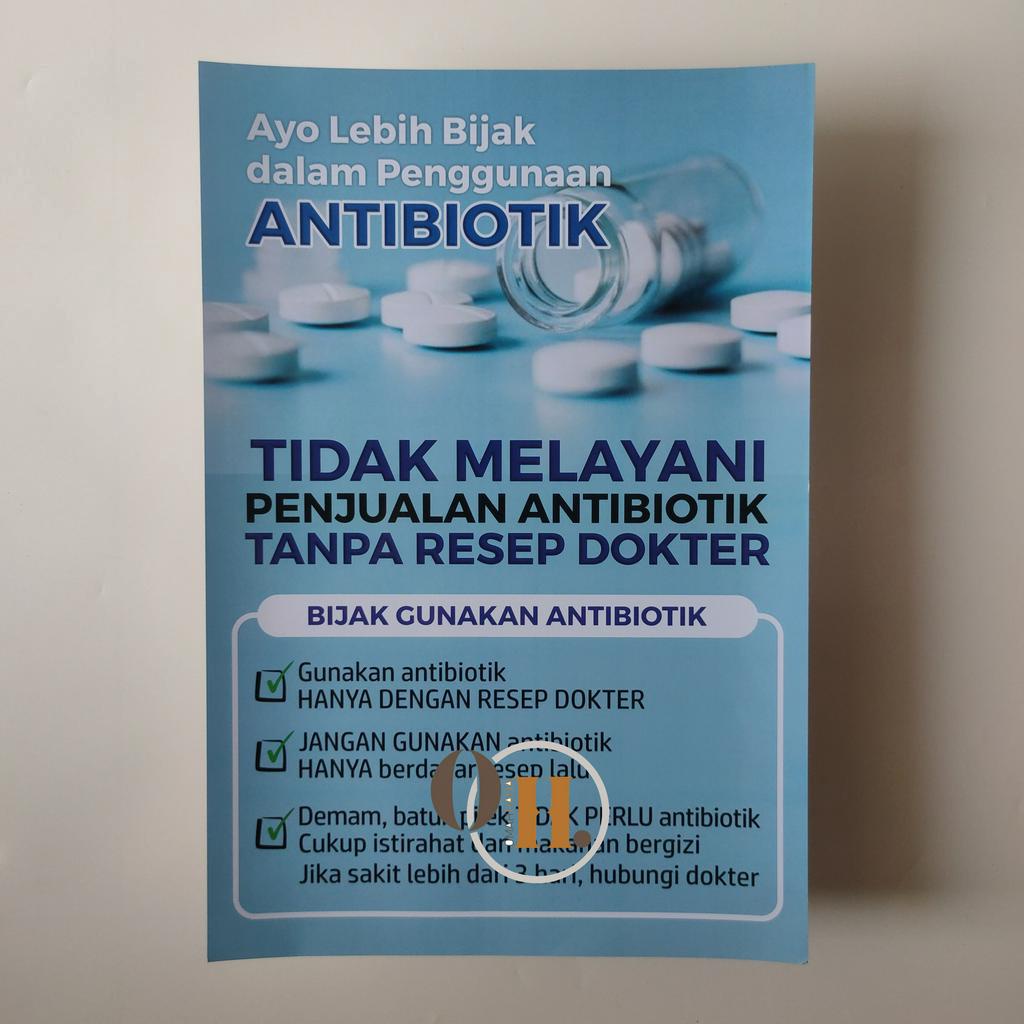 Poster Gunakan Antibiotik Sesuai Resep Dokter - Poster Bijak Dalam