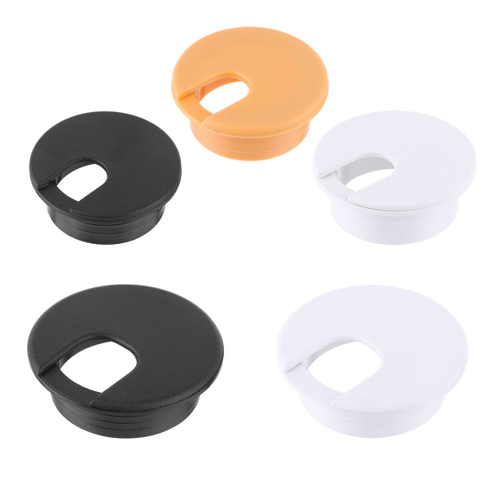 Computer Hole Capping 35/50mm Wire Hole Grommet Computer Desk Cable Hole Cover Cap Plug ...