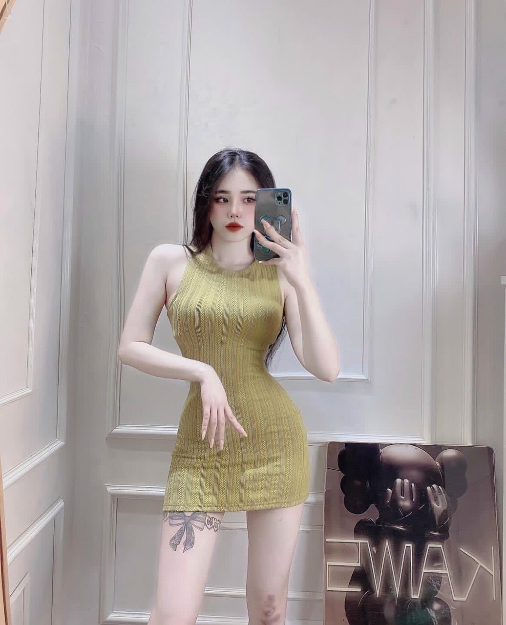 Đầm body sát nách-TH