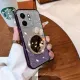 New Phone case infinix Smart 9 Back cover with Bow Makeup Mirror Luxury Shiny Gradient Clear Plating Glitter Girls Slim For infinix Smart9 case. 