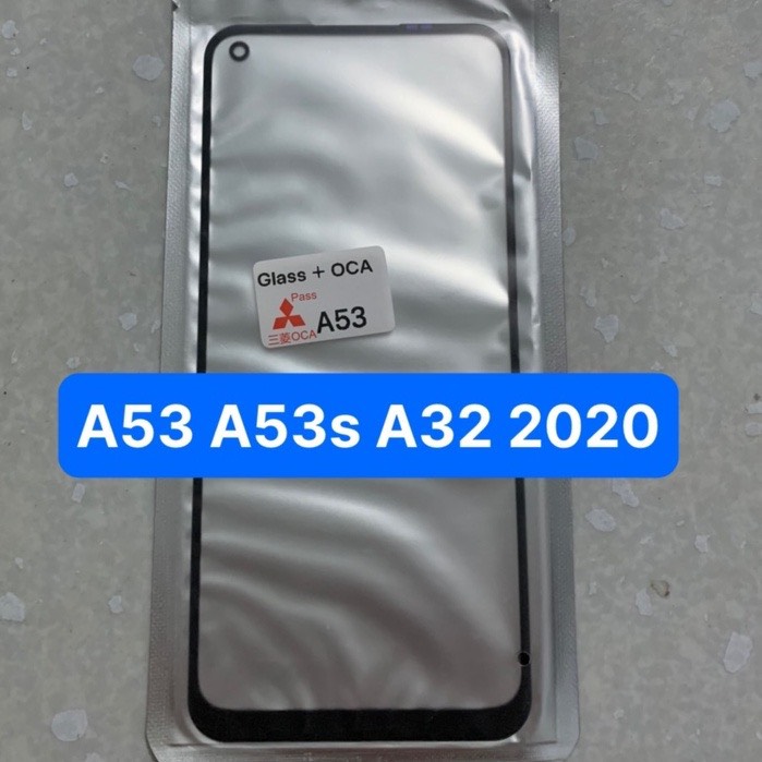 Kính ép liền keo zin oppo a32/ oppo a53s/ a53 chung nhau