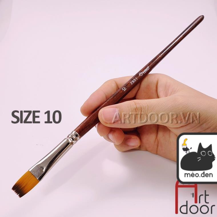 Cọ vẽ HAND đầu Vuông (ZBS1) - Họa Cụ Hakuart