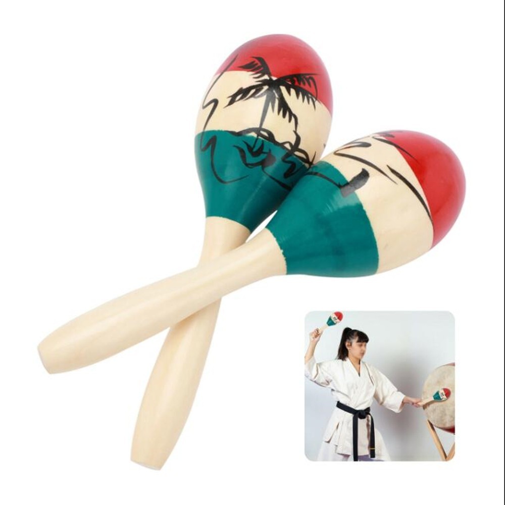 Ethnic Maracas Hand Instrument Musical Party Percussion Colourful Dinner 【Free Shipping】
