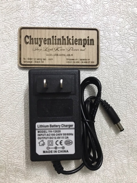 Sạc Lion 3S 12.6V 2A TV ( có đèn báo đầy ) ( Bl64 46 )