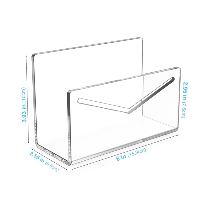 Mail Holder Mail Organizer Countertop Acrylic Mail Sorter Kit for Desk Envelope Holder Letter Organizer Set for Office School. 