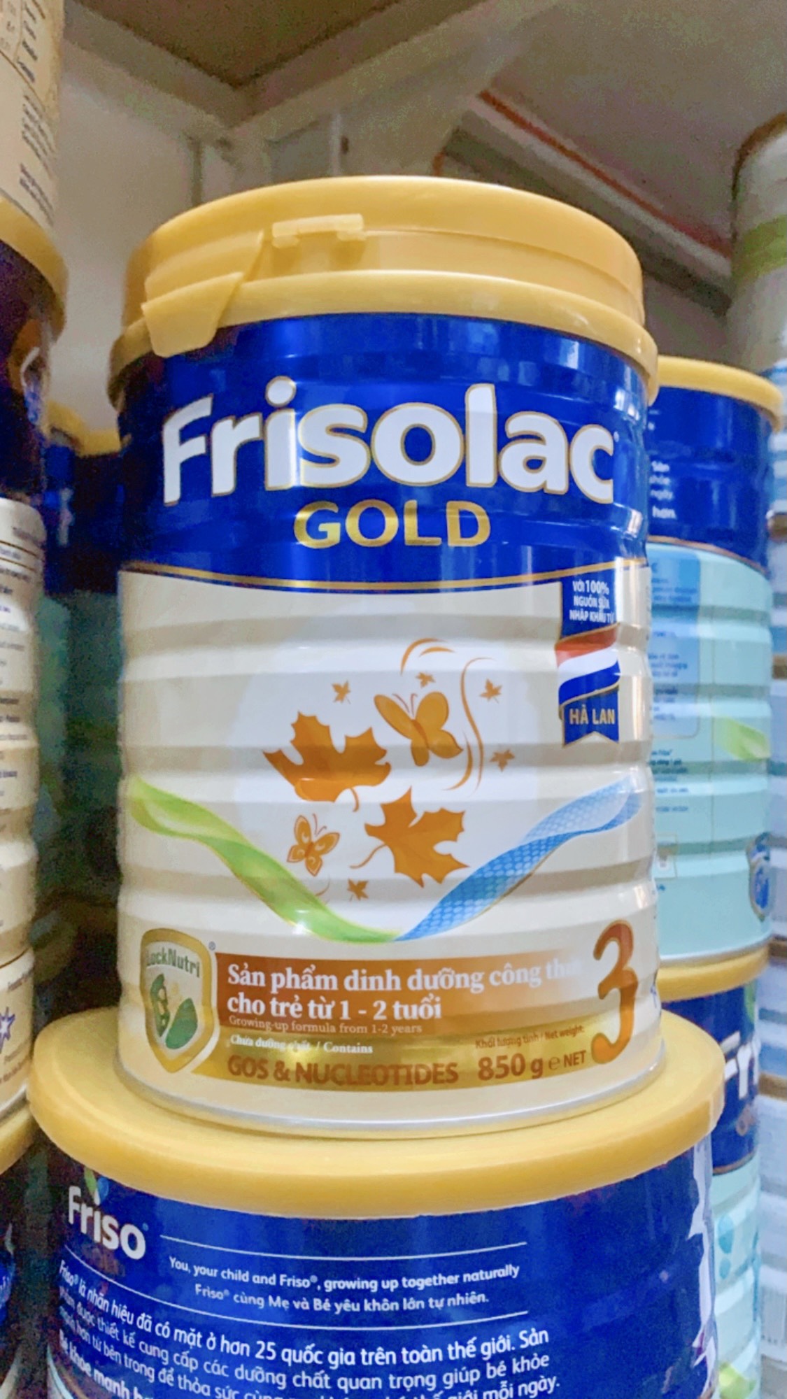 Sữa friso gold 3 850g/1.4kg cho trẻ 1-2 tuổi