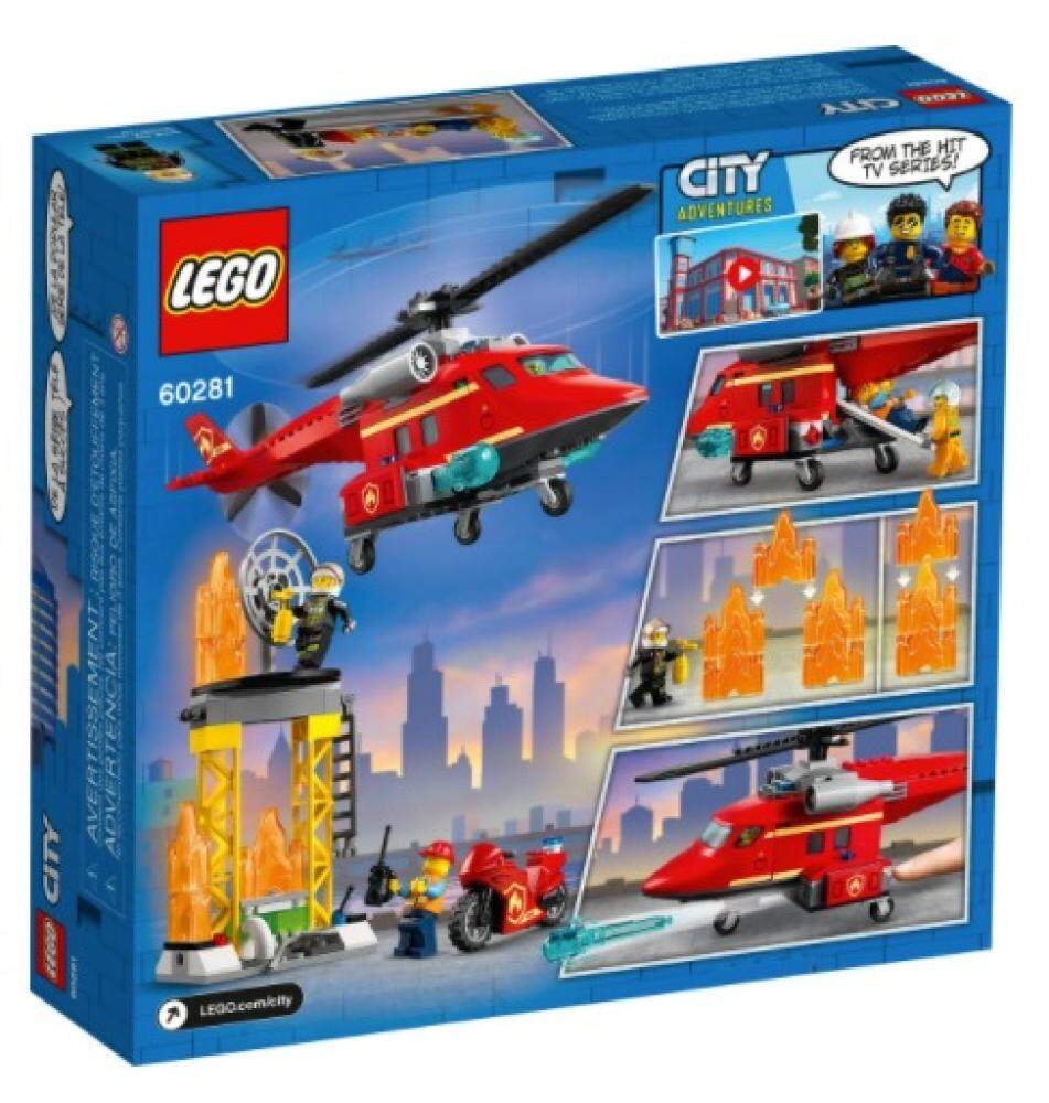 【Official】 LEGO 60281 City Fire Rescue Helicopter 212pcs 5+