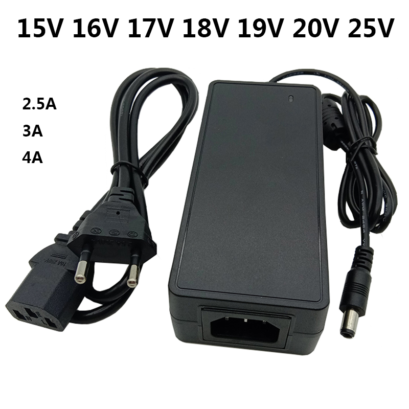 【Direct-sales】 15v 16v 17v 18v 19v 20v 25v Ac Dc Power Adapter Supply Adaptor 2.5a 3a 4a Adaptador 1