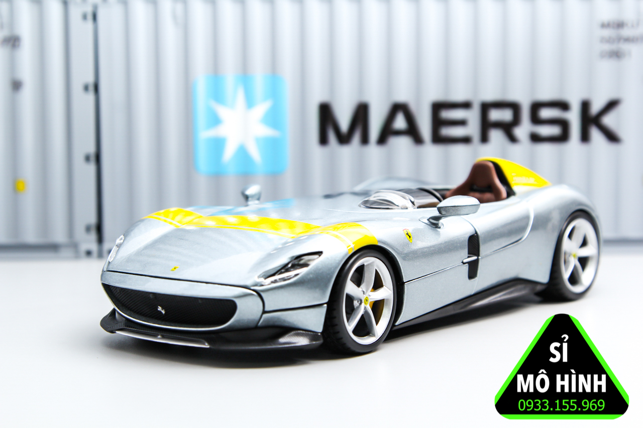 [ Sỉ Mô Hình ] Mô hình xe Ferrari Monza SP1 Bburago 1:24