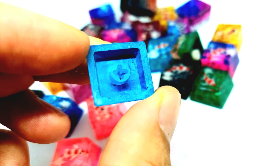 [HCM]Keycap cá koi sắc màu trang trí bàn phím cơ gaming.