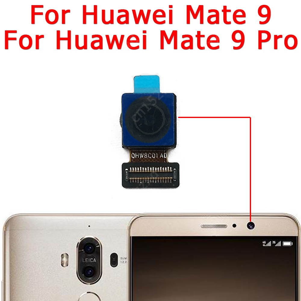 Original Front Camera For Huawei Mate 8 9 10 20 Lite 30 Pro Selfie Facing Frontal Camera Module Replacement Spare Parts