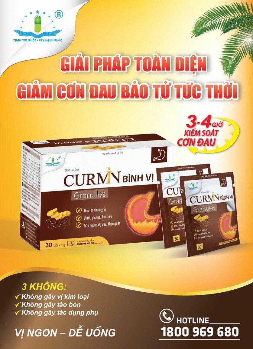 Cốm Dạ Dày Curmin Bình Vị Granules (H/30g)