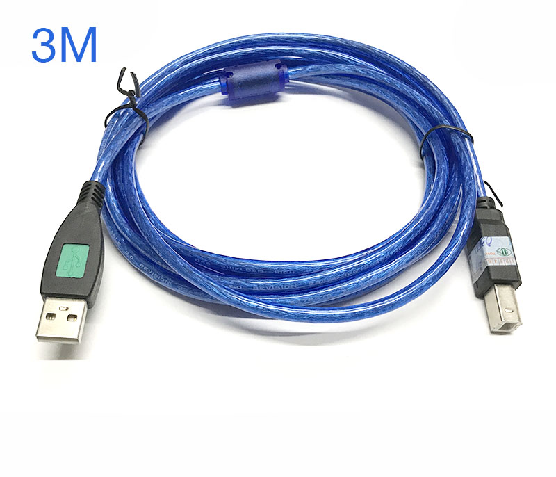 Cable Máy in 1.5m/ 3m/ 5m KINGMASTER Chống nhiễu 2.0 (Xanh) - Cáp máy in