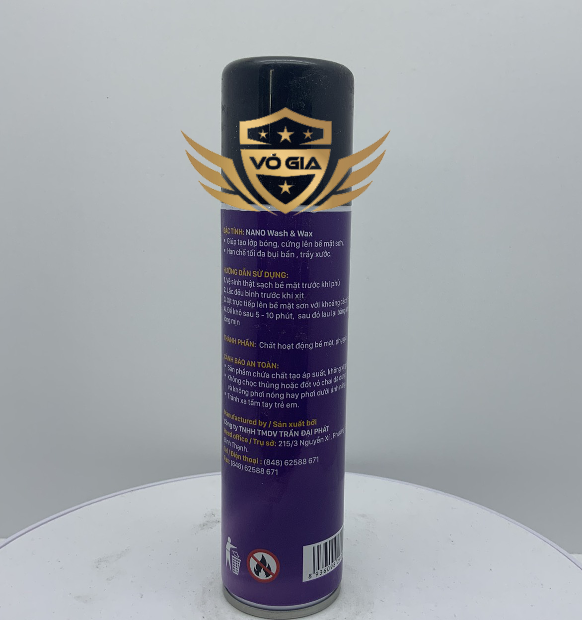 NANO Sprayking Wash & Wax Đánh Bóng Dàn Áo